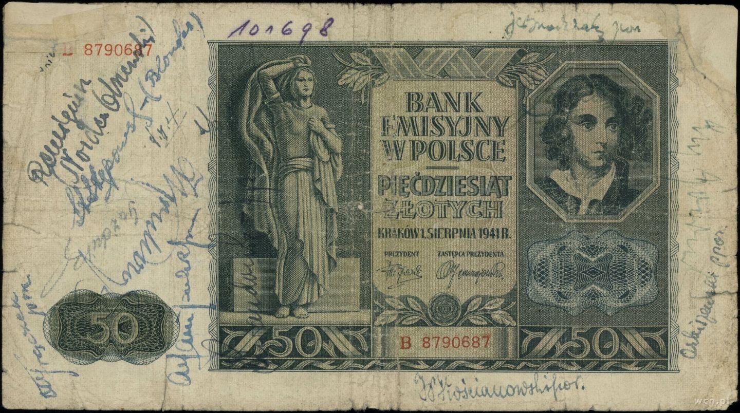 Banknot ze stemplem „Pierwszy żołd powstańczy” oraz podpisami uczestników walk osiagnął wartość 5,3 tys. zł. Pozycja pochodziła ze zbiorów Janusza Lucowa, najbardziej cenionego kolekcjonera polskich banknotów.