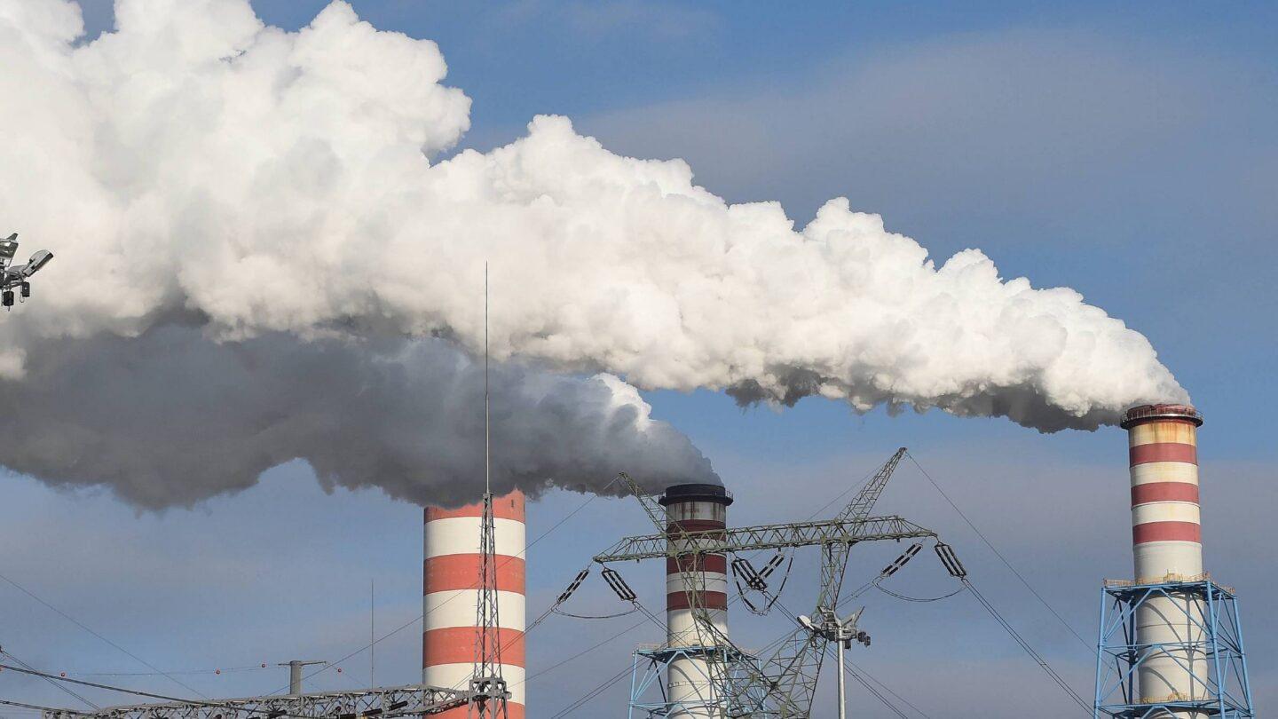 Kominy elektrowni w Kozienicach