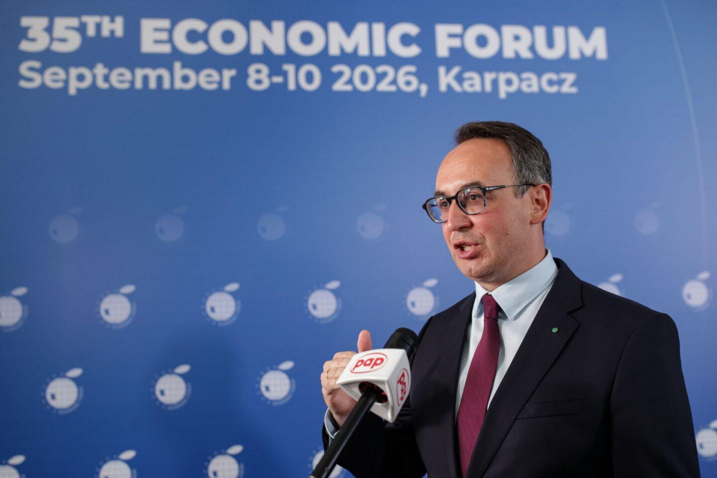 Minister infrastruktury Dariusz Klimczak