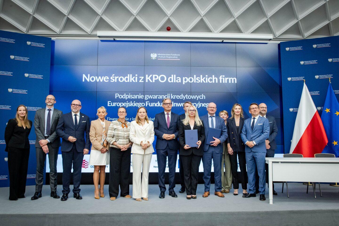 Podpisanie gwarancji kredytowych przez EFI