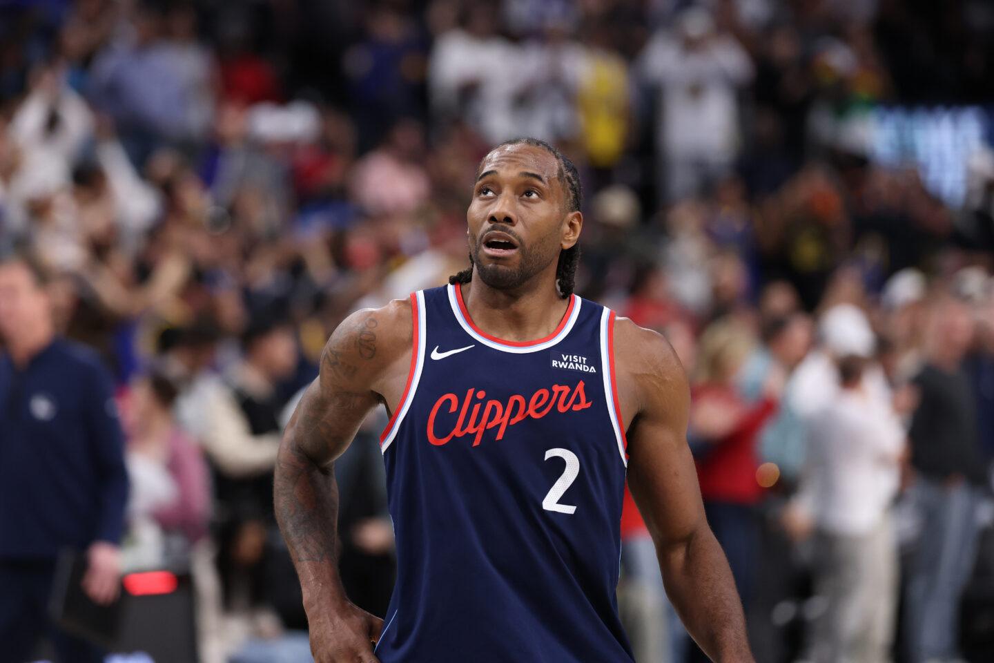 Kawhi Leonard, zawodnik Los Angeles Clippers, podczas meczu NBA