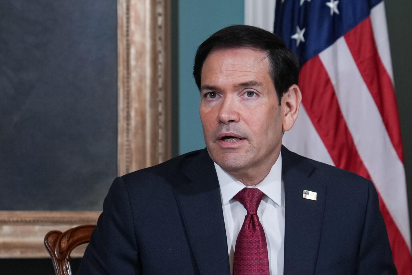 Szef amerykańskiej dyplomacji Marco Rubio. Fot. Mehmet Eser/Anadolu via Getty Images