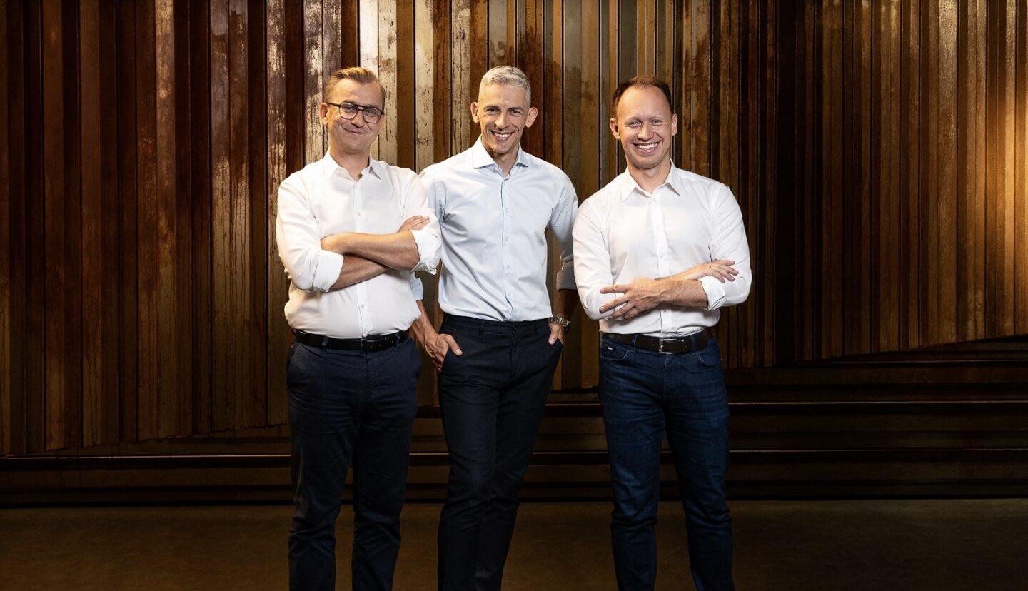 Momentum Capital Partners szuka już rozwiniętych startupów, którym przekaże miliony. Za sterami funduszu stoją (od lewej): Przemysław Danowski, Greg Albrecht i Robert Ditrych