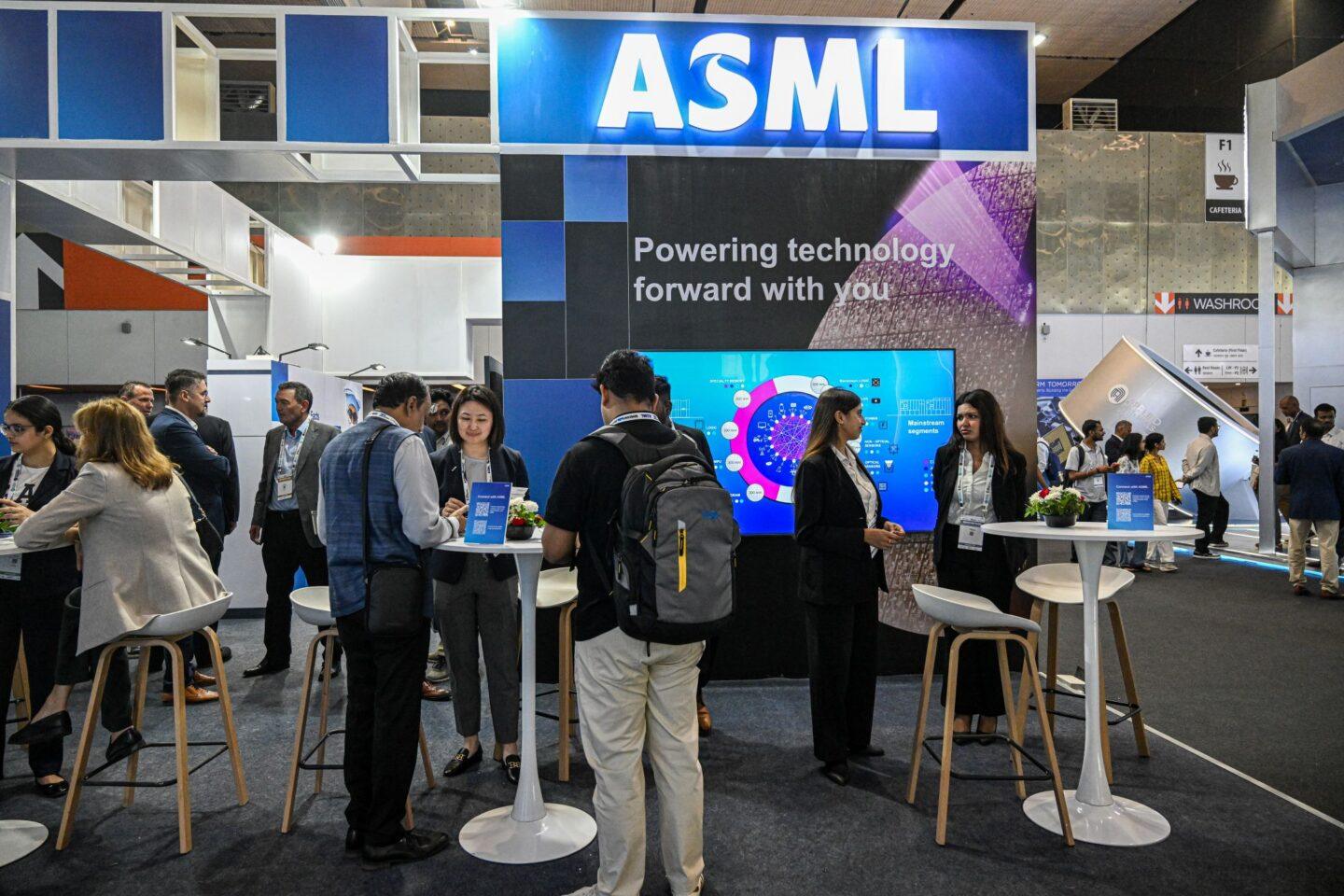 Stoisko ASML na targach w Indiach