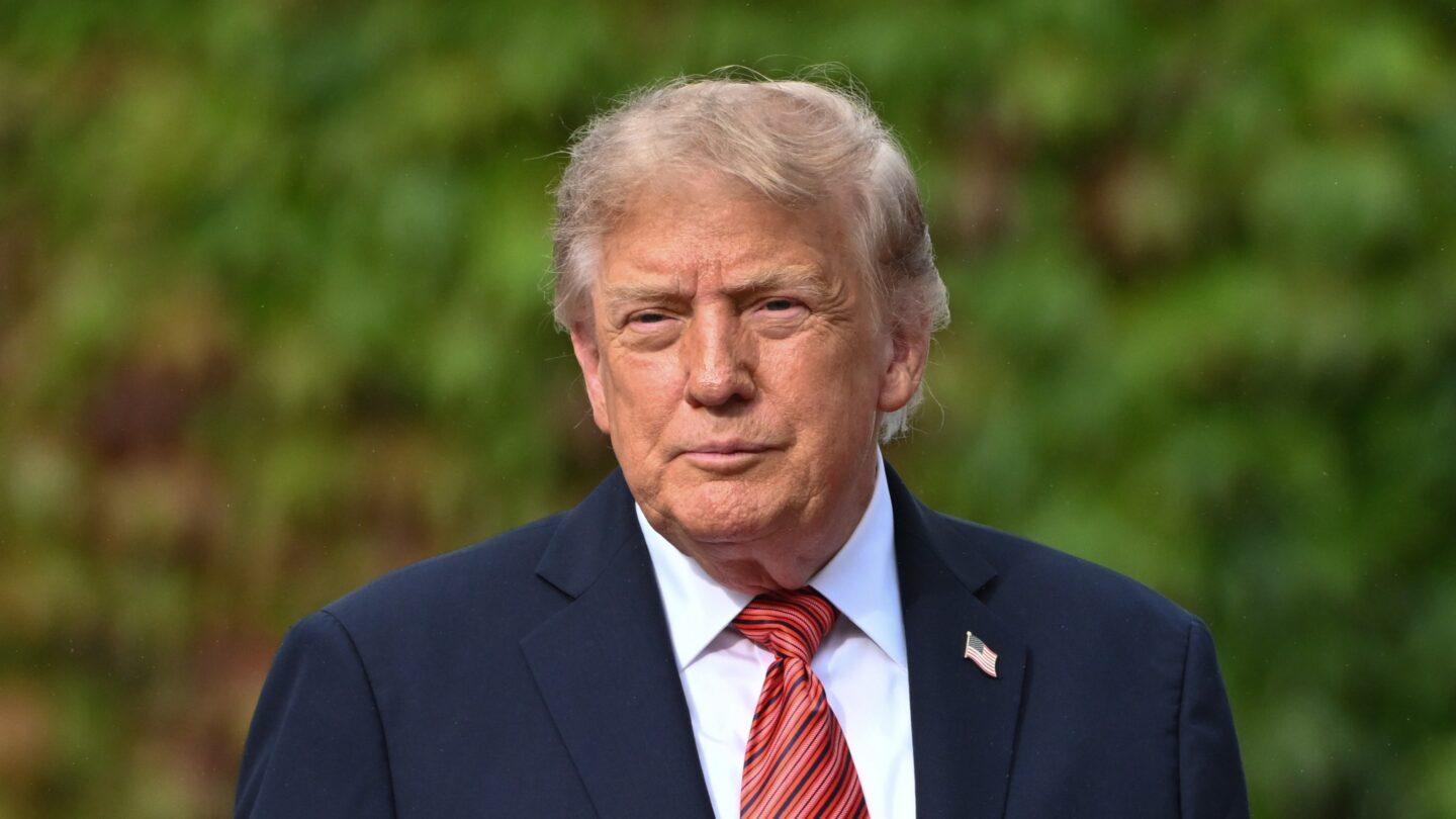 Prezydent USA Donald Trump. Fot. Artur Widak/Anadolu via Getty Images