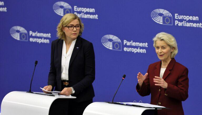 Ursula von der Leyen i Henna Virkkunen