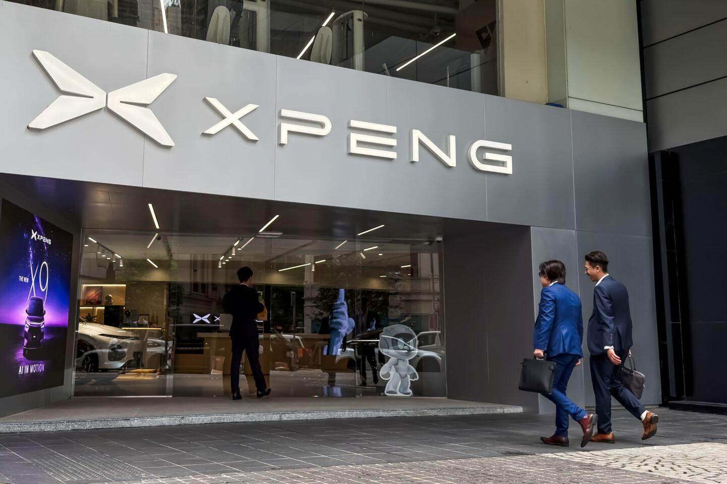 Salon firmy Xpeng w Hongkongu