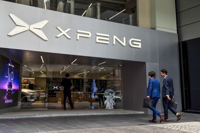 Salon firmy Xpeng w Hongkongu