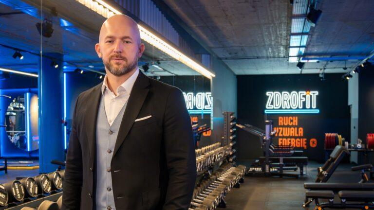 Dyrektor Zarządzający Benefit Systems Oddział Fitness Łukasz Gądek. Fot. mat. prasowe