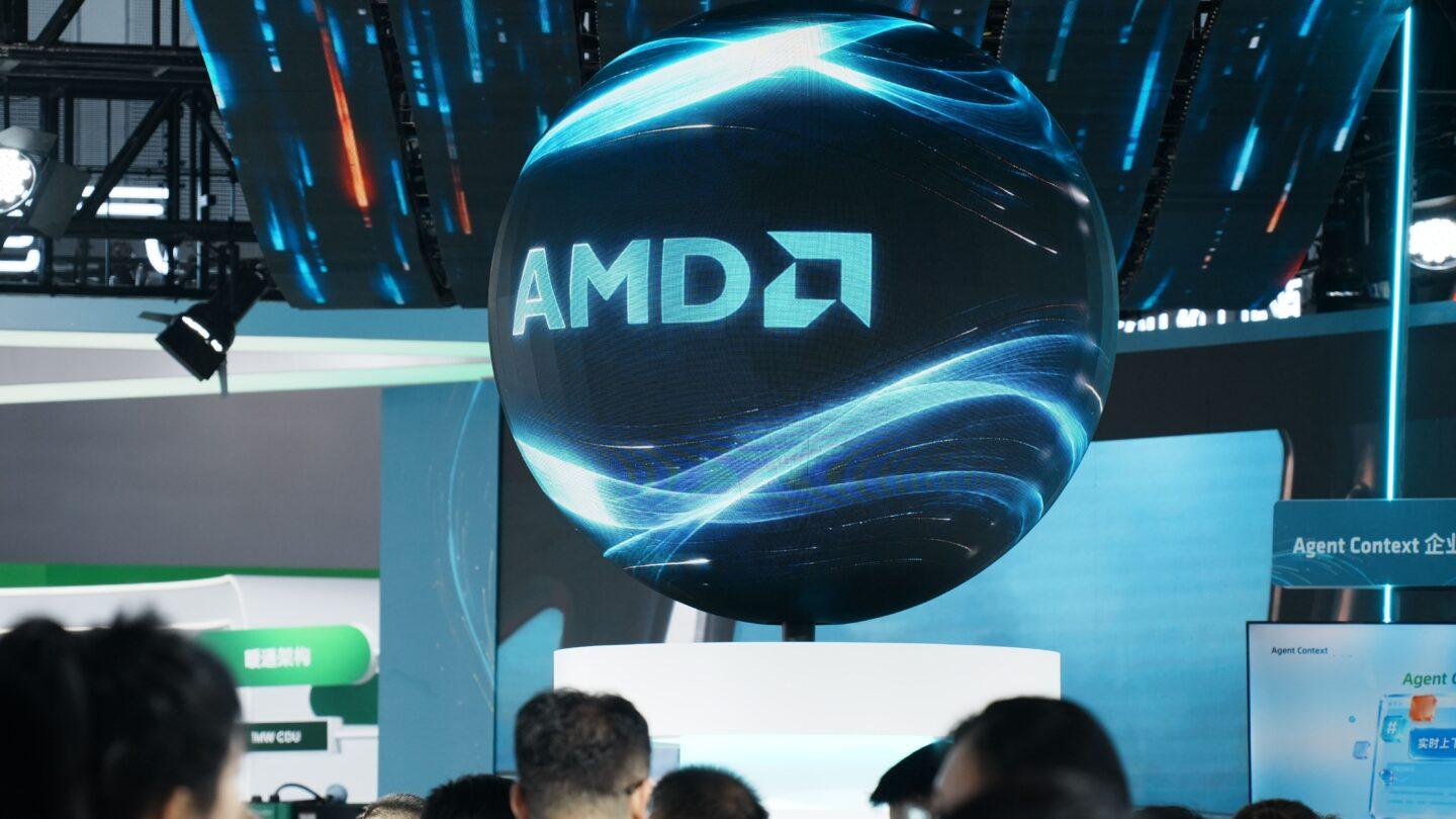 Stoisko AMD na targach technologicznych w Chinach. Fot. LONG WEI/Feature China/Future Publishing via Getty Images