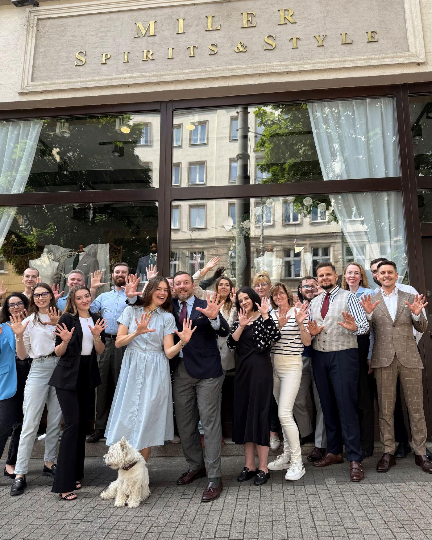Zespół Miler Menswear w Poznaniu.