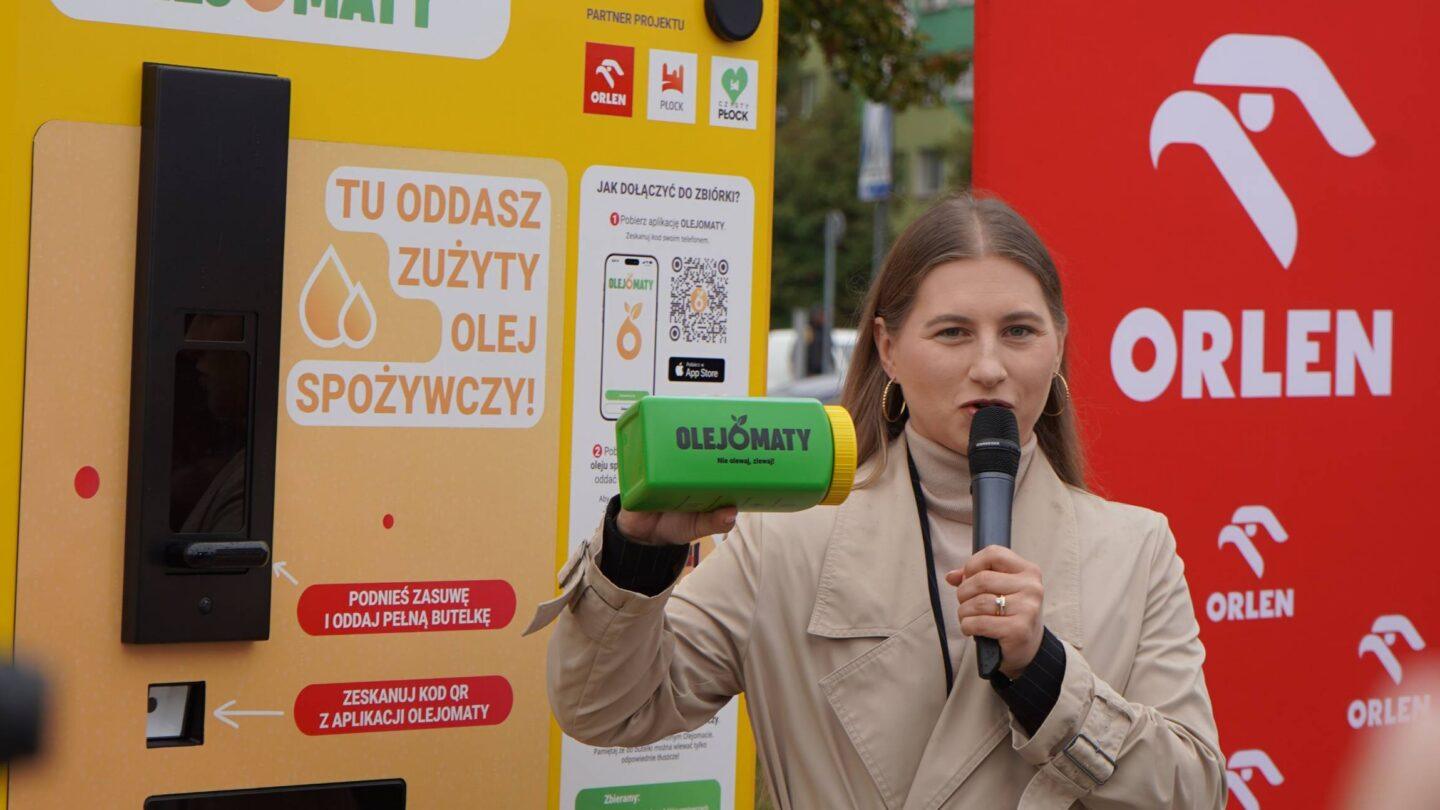 Małgorzata Rdest, inicjatorka projektu olejomatów i wiceprezeska EMKA OIL