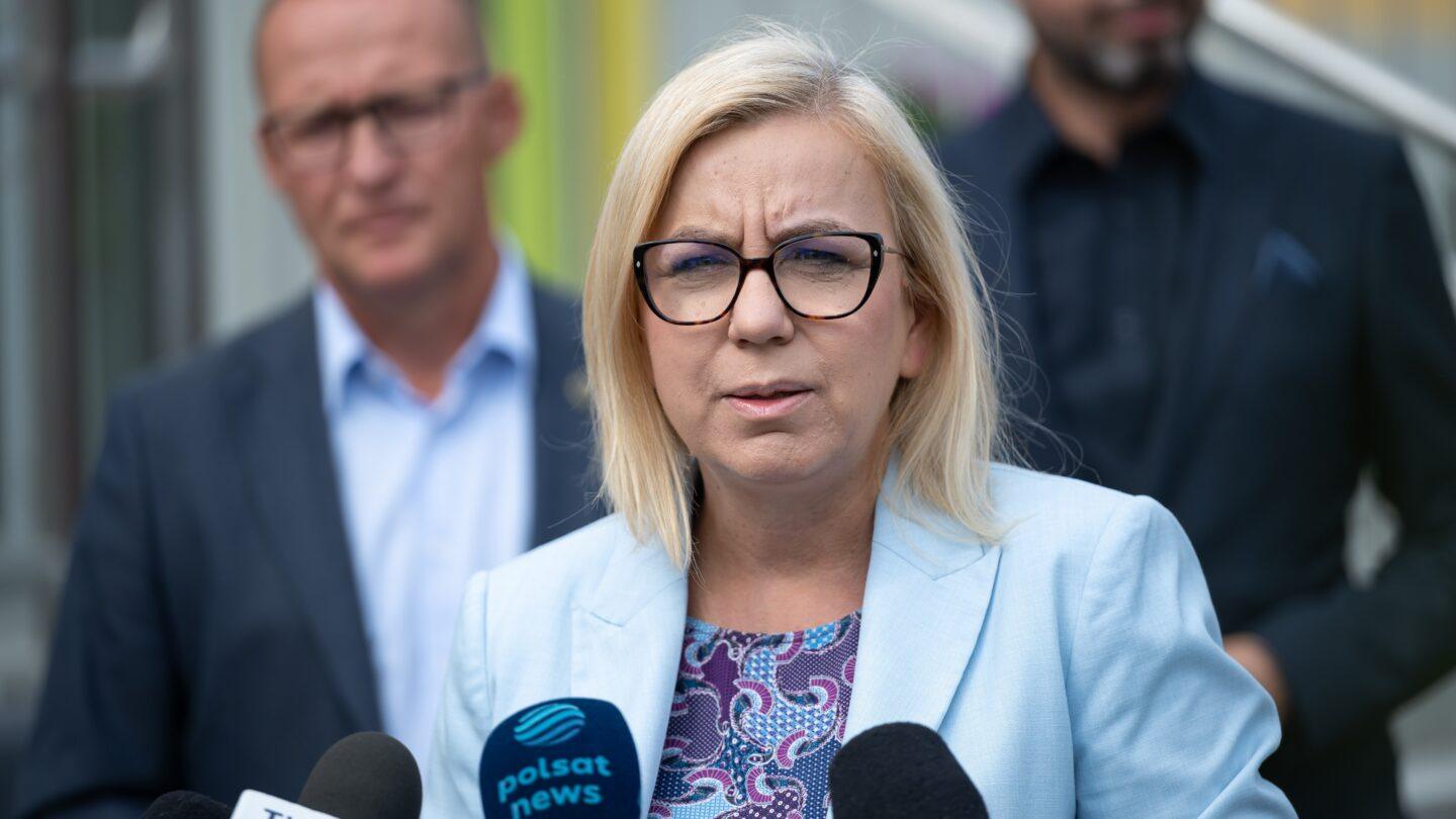 Ministra klimatu i środowiska Paulina Henning-Kloska. Fot. PAP/Jakub Kaczmarczyk