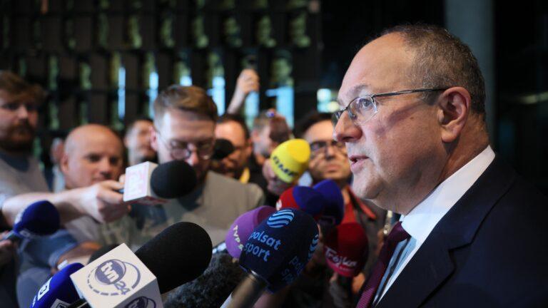 P.o. prezesa PKOl Marian Kmita. Fot. PAP/Leszek Szymański