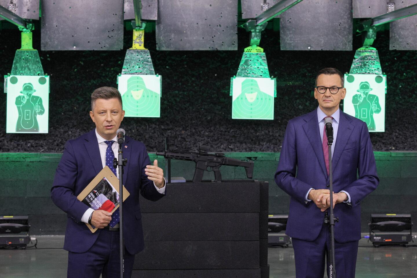 Michał Dworczyk i Mateusz Morawiecki, politycy Rozwój Plus
