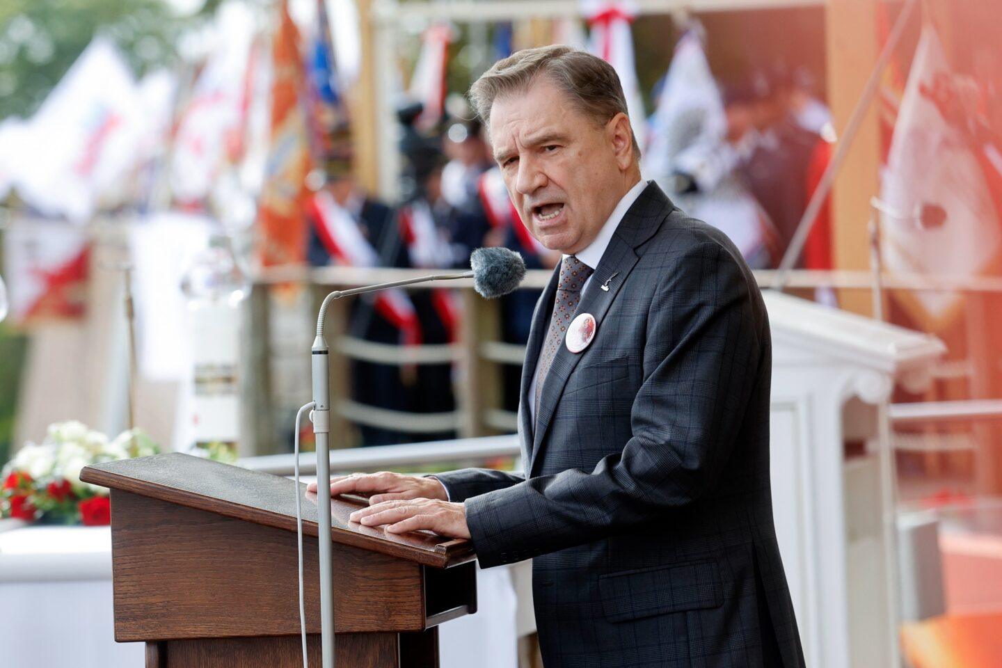 Przewodniczący Komisji Krajowej NSZZ "Solidarność" Piotr Duda