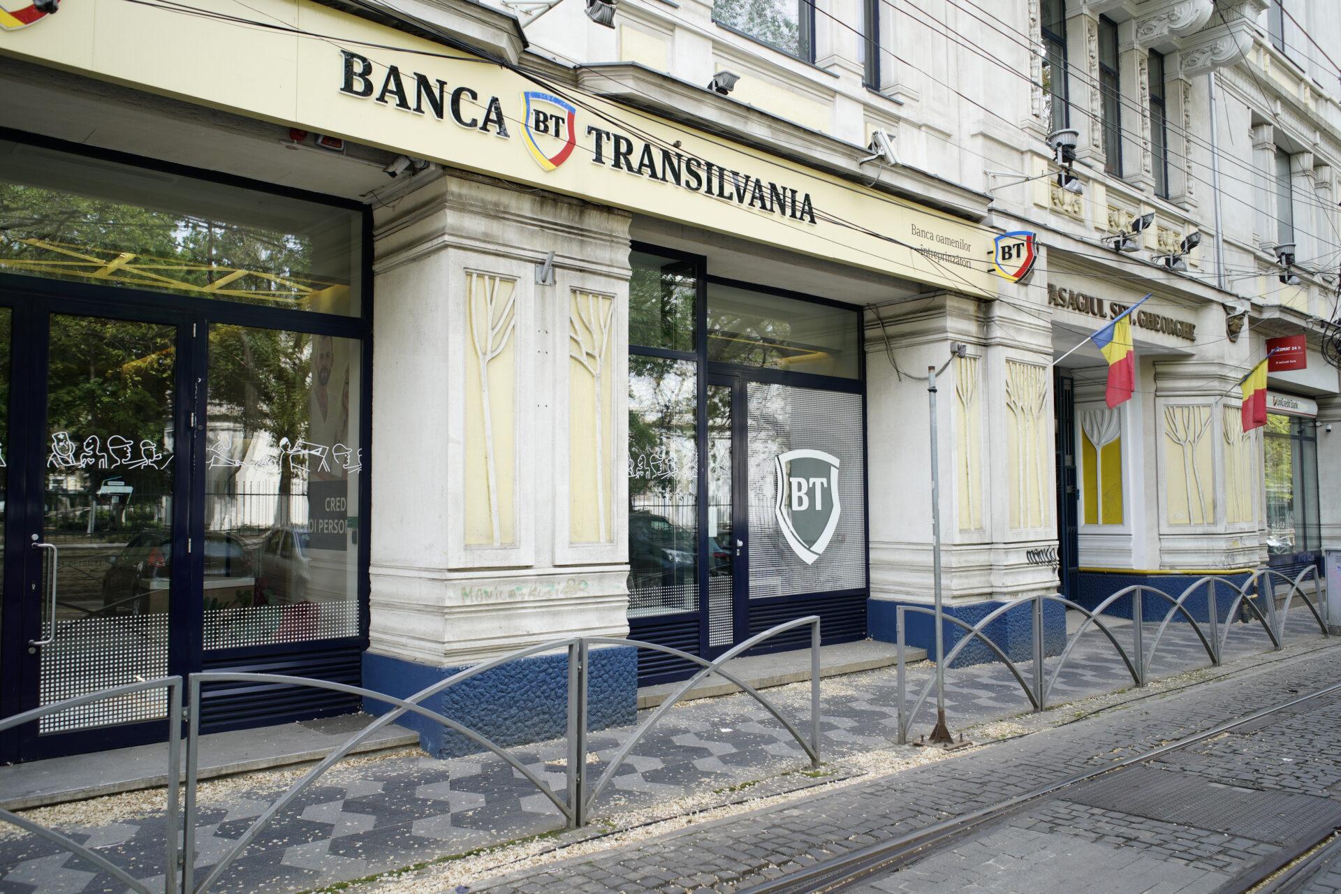 Oddział Banca Transilvania na Starym Mieście w Bukareszcie.
