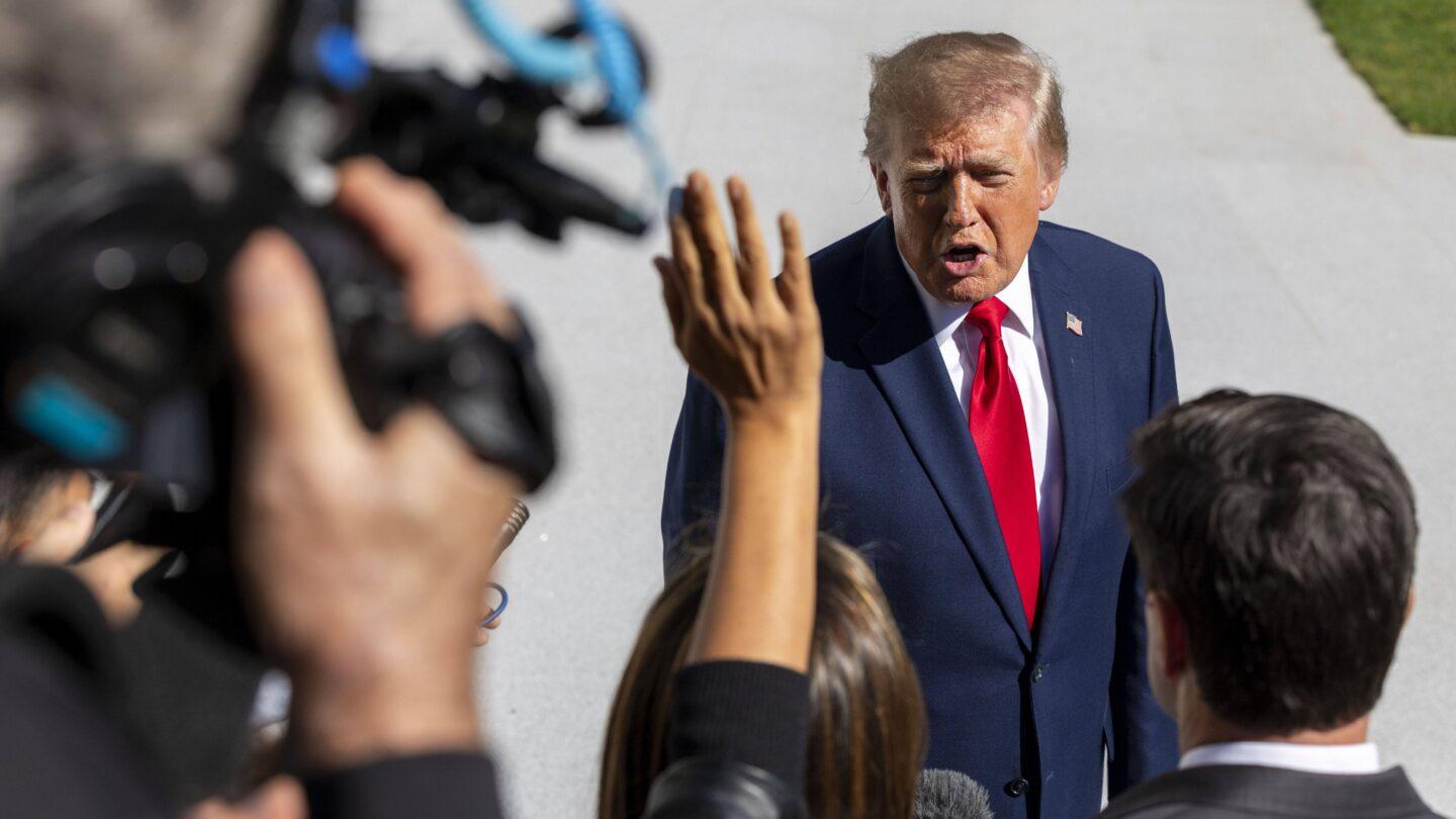 Prezydent USA Donald Trump. Fot. EPA/SHAWN THEW Dostawca: PAP/EPA.