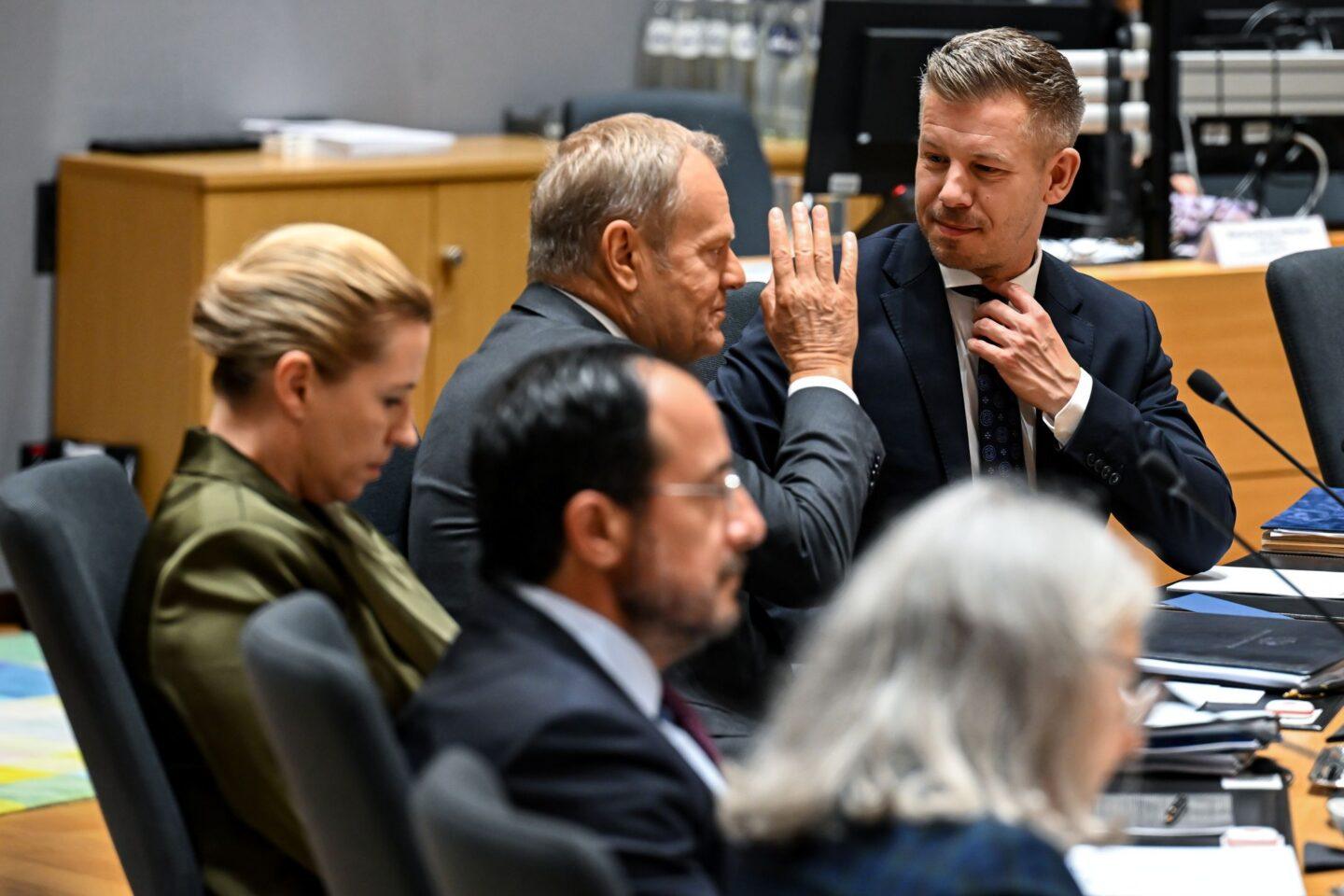 Premier Donald Tusk na szczycie Rady UE