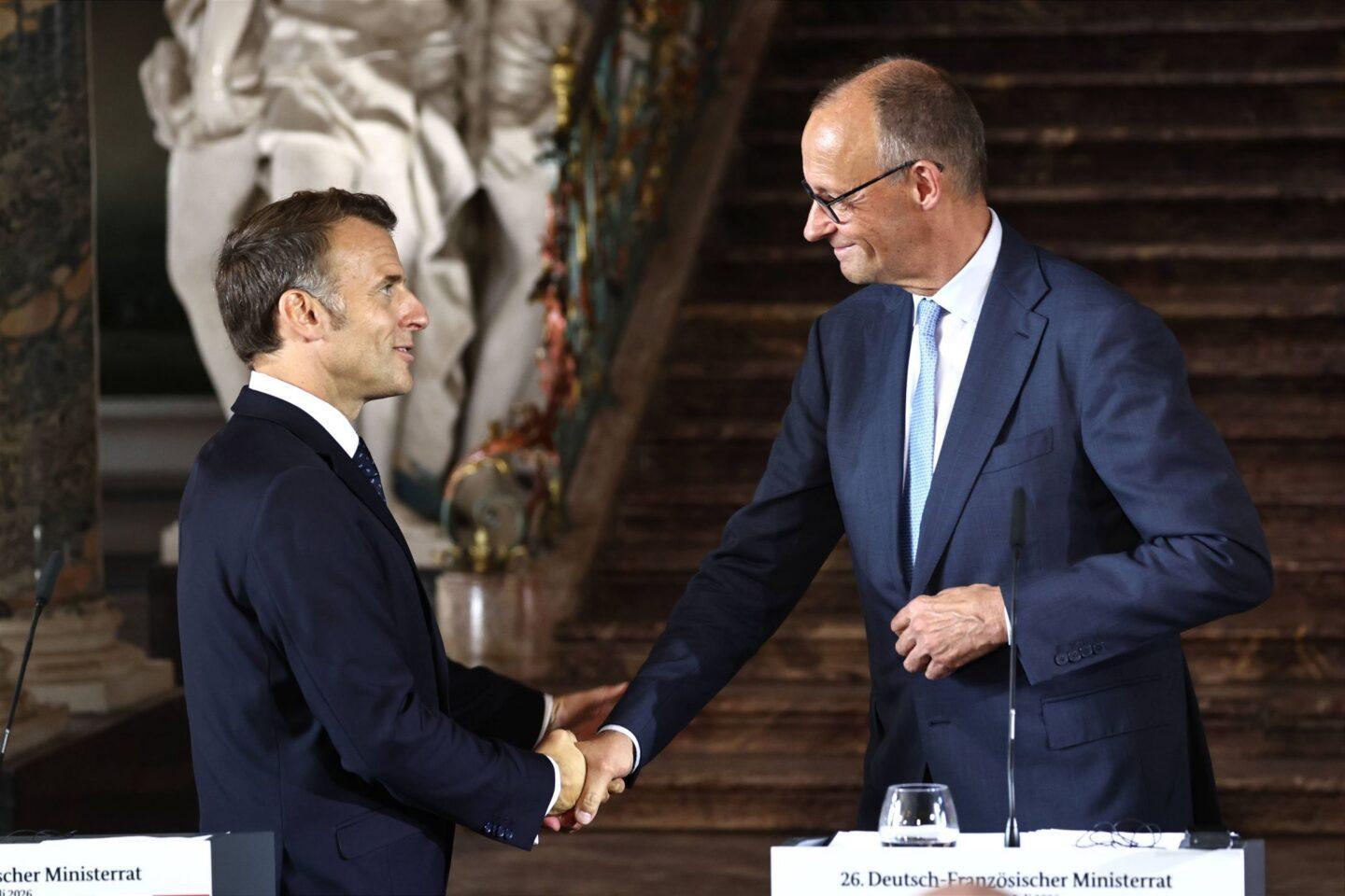 Emmanuel Macron i Friedrich Merz