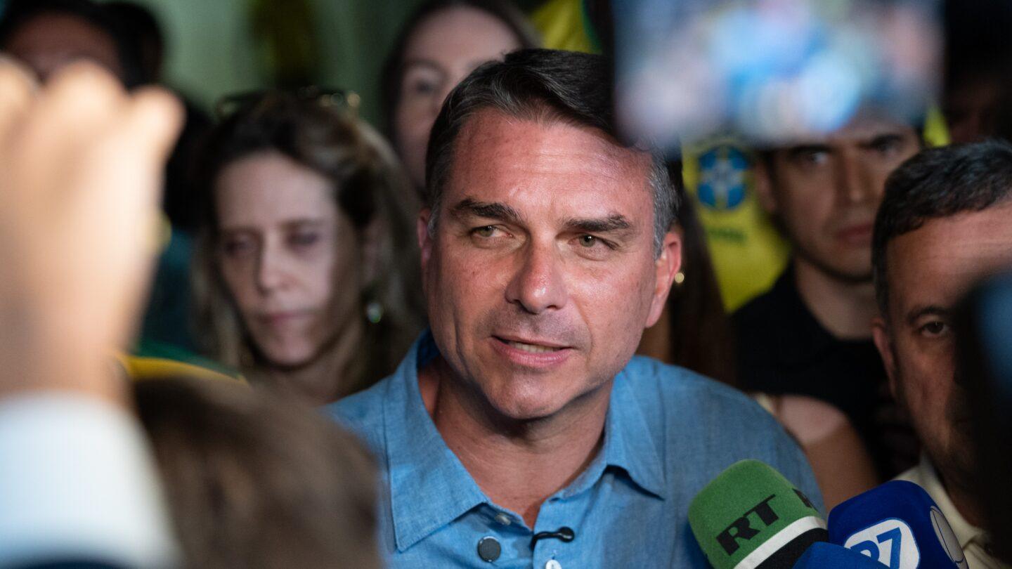 Kandydat na prezydenta Brazylii Flavio Bolsonaro. Fot. Ton Molina/Getty Images
