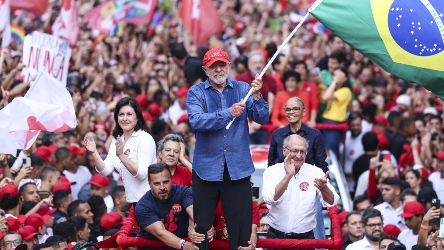 Prezydent Brazylii Luiz Inácio Lula da Silva. Fot. Alexandre Schneider/Getty Images