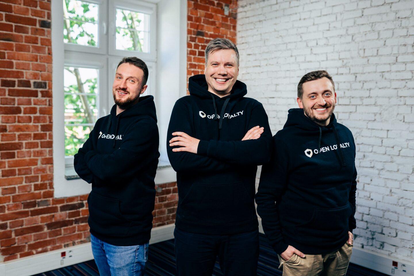 Założyciele Open Loyalty: Kacper Cebo, Cezary Olejarczyk i Karol Bzik