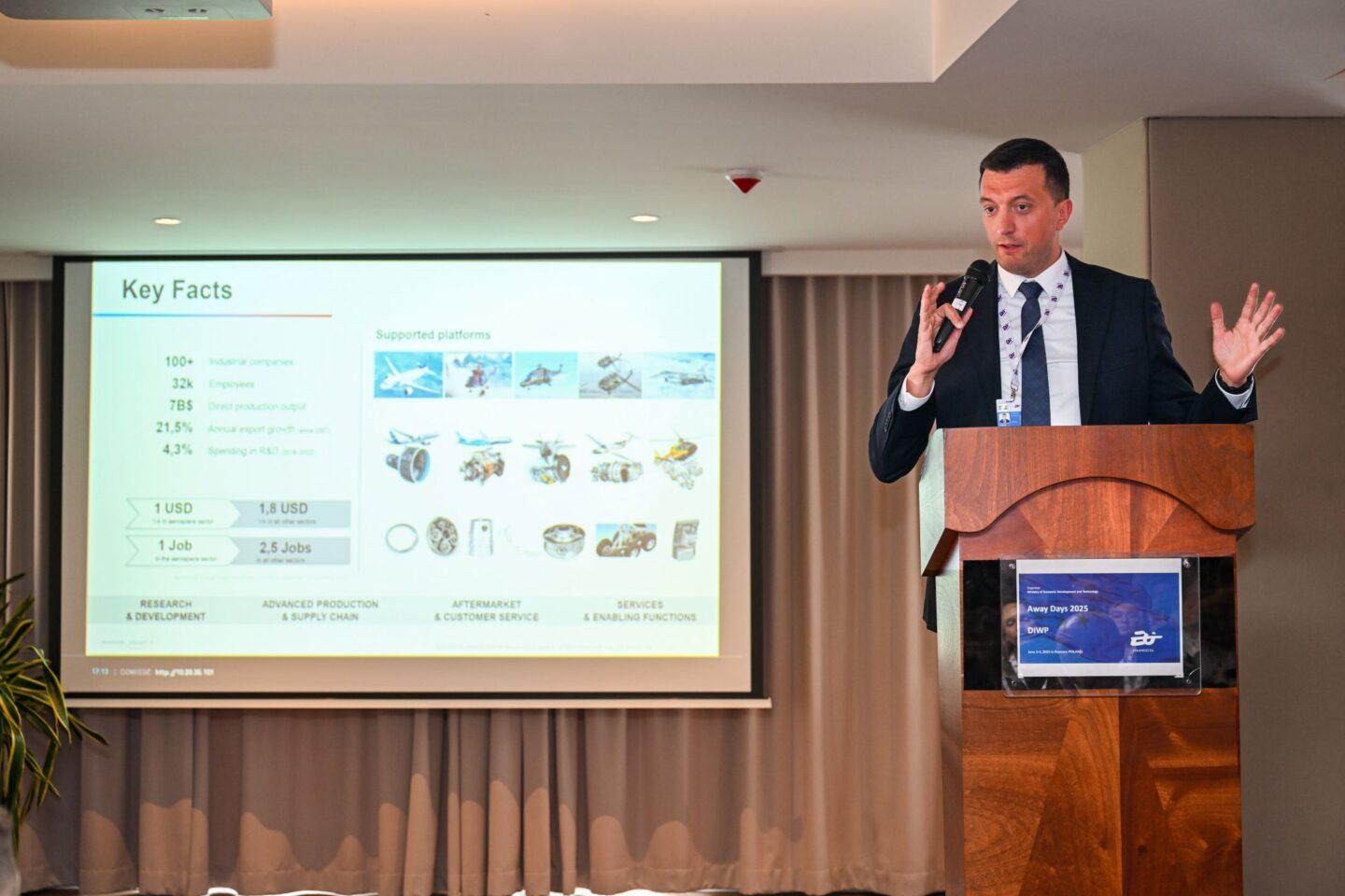 Piotr Owsicki, dyrektor rzeszowskich zakładów Pratt&Whitney
