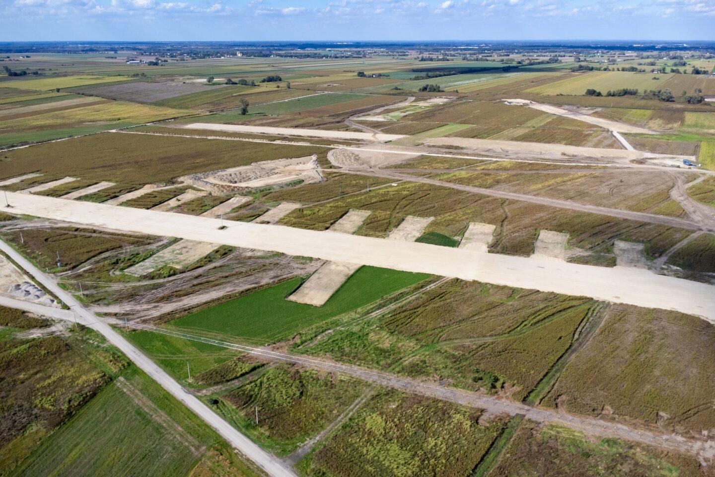 Tereny przyszłego lotniska Port Polska