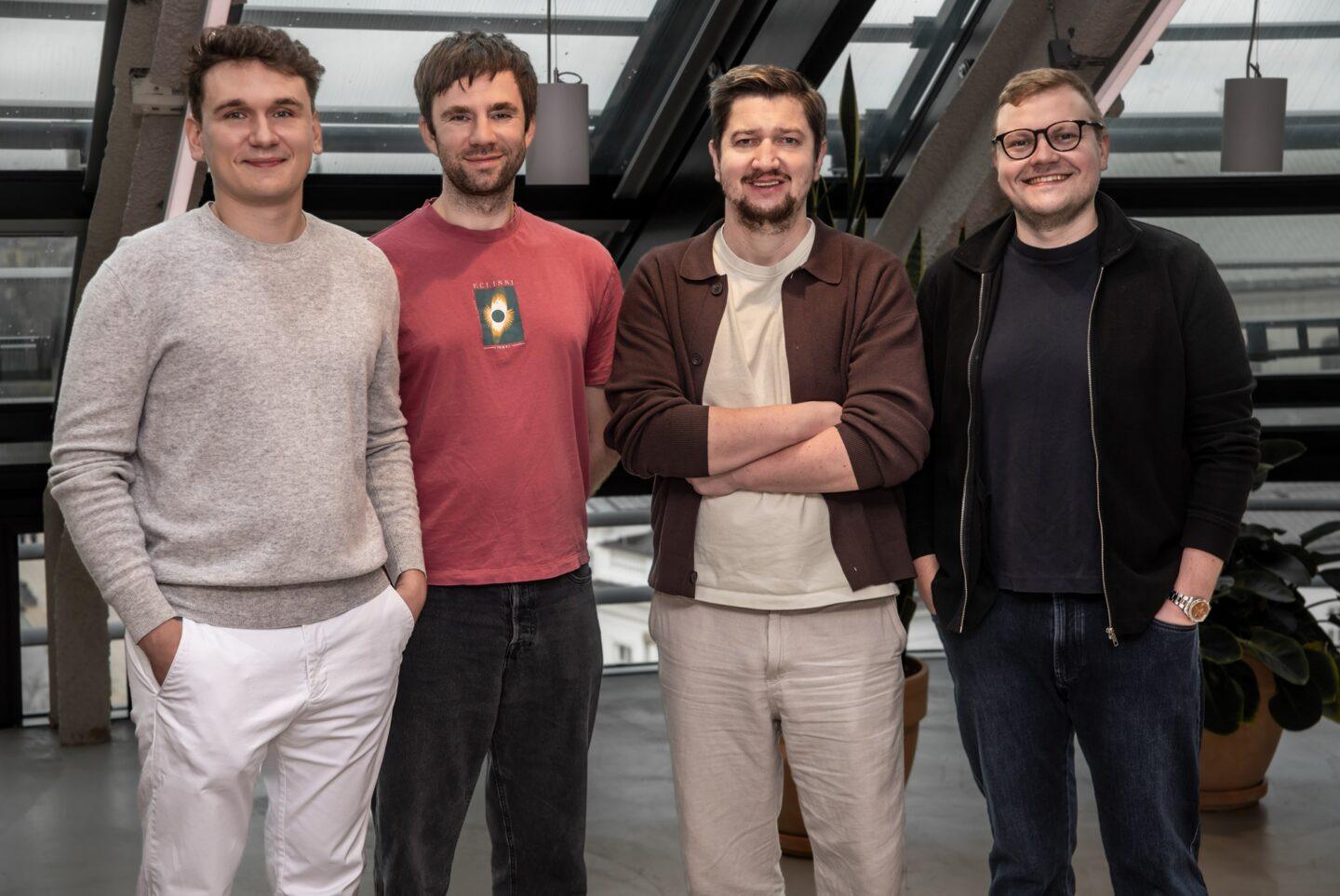 Twórcy Cyberly (od lewej): Alex Horlach, Evgeny Chamtonau, Pavel Hraznykh i Andrew Labadzinski znaleźli chętnego na startup. Teraz zamierzają go rozwijać pod nowym szyldem