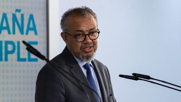 Szef WHO Tedros Adhanom Ghebreyesus. Fot. Francesco Militello Mirto/NurPhoto via Getty Images