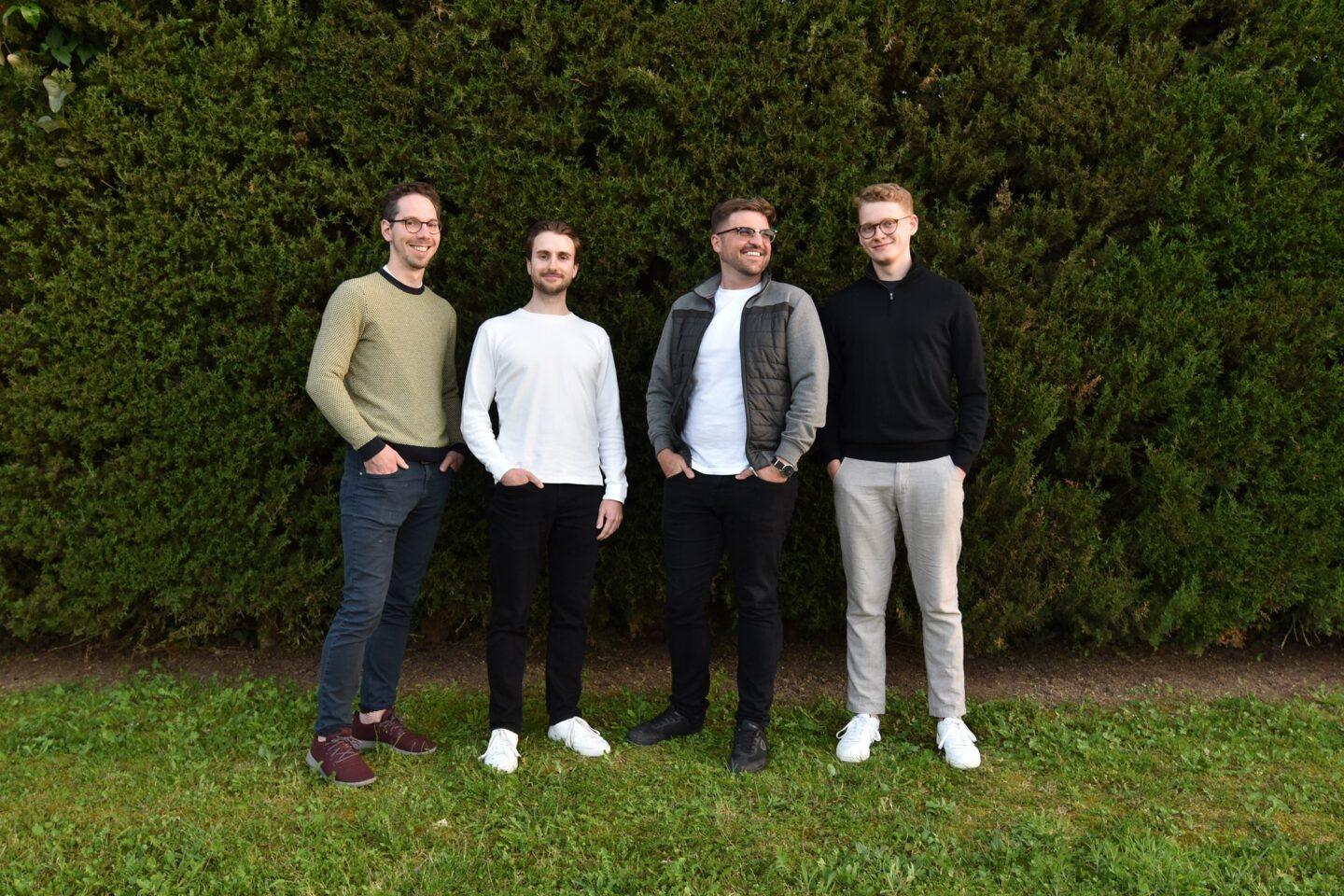 Twórcy VitVio: Thomas Knox (CEO), dr Peter Rennert (CTO) oraz dwaj Polacy: Maks Kozarzewski (COO) i Aleks Pajewski (CPO)