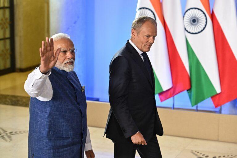Donald Tusk, Narendra Modi
