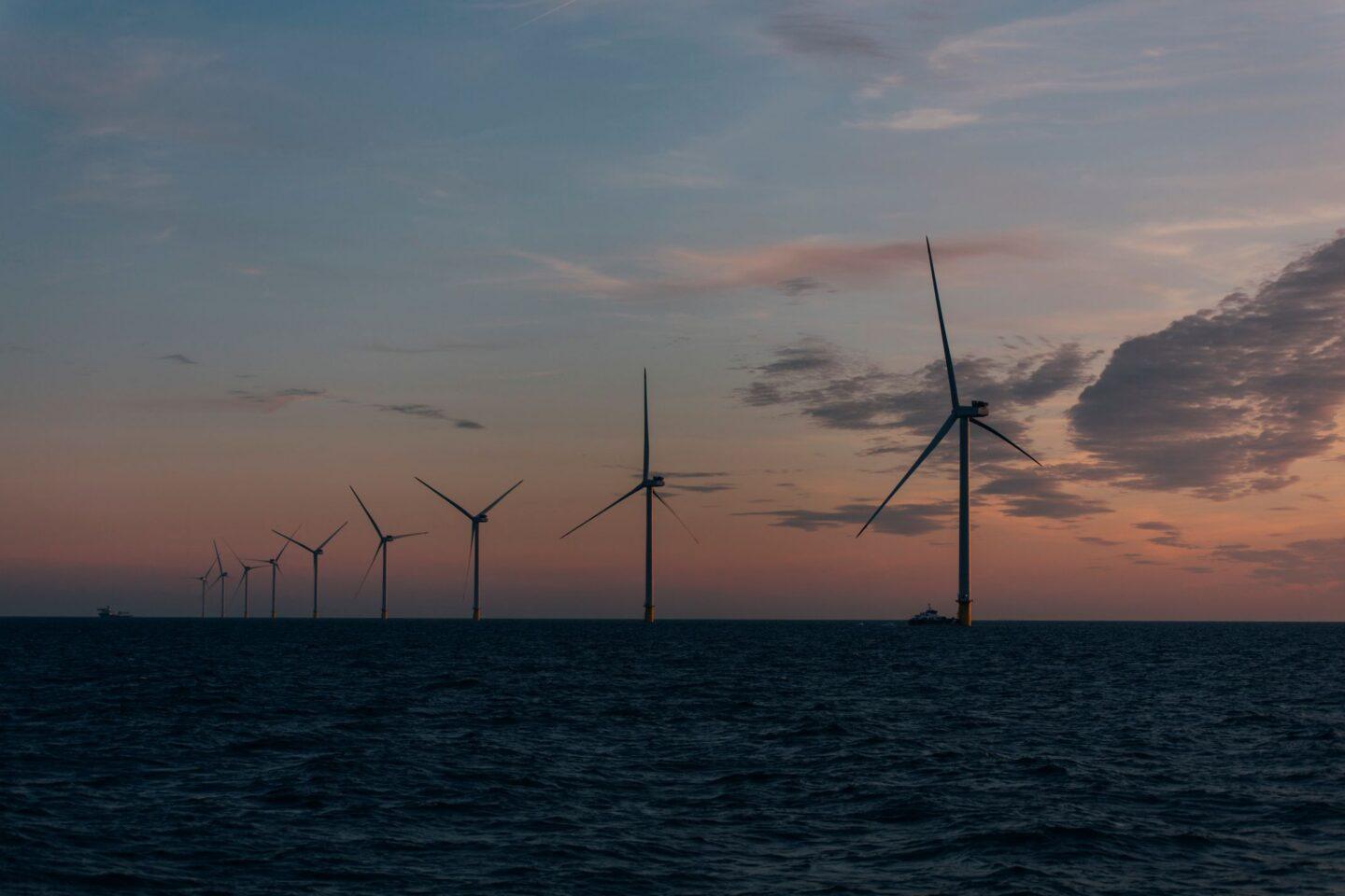 Turbiny Baltic Power na morzu